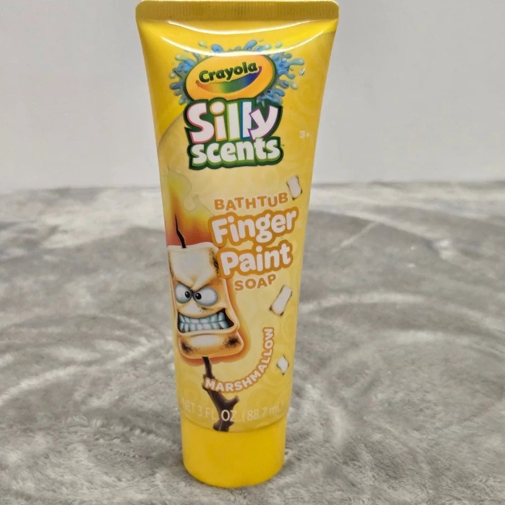 Crayola‎ Silly Scents Bathtub Finger Paint Soap Marshmallow Yellow 3oz